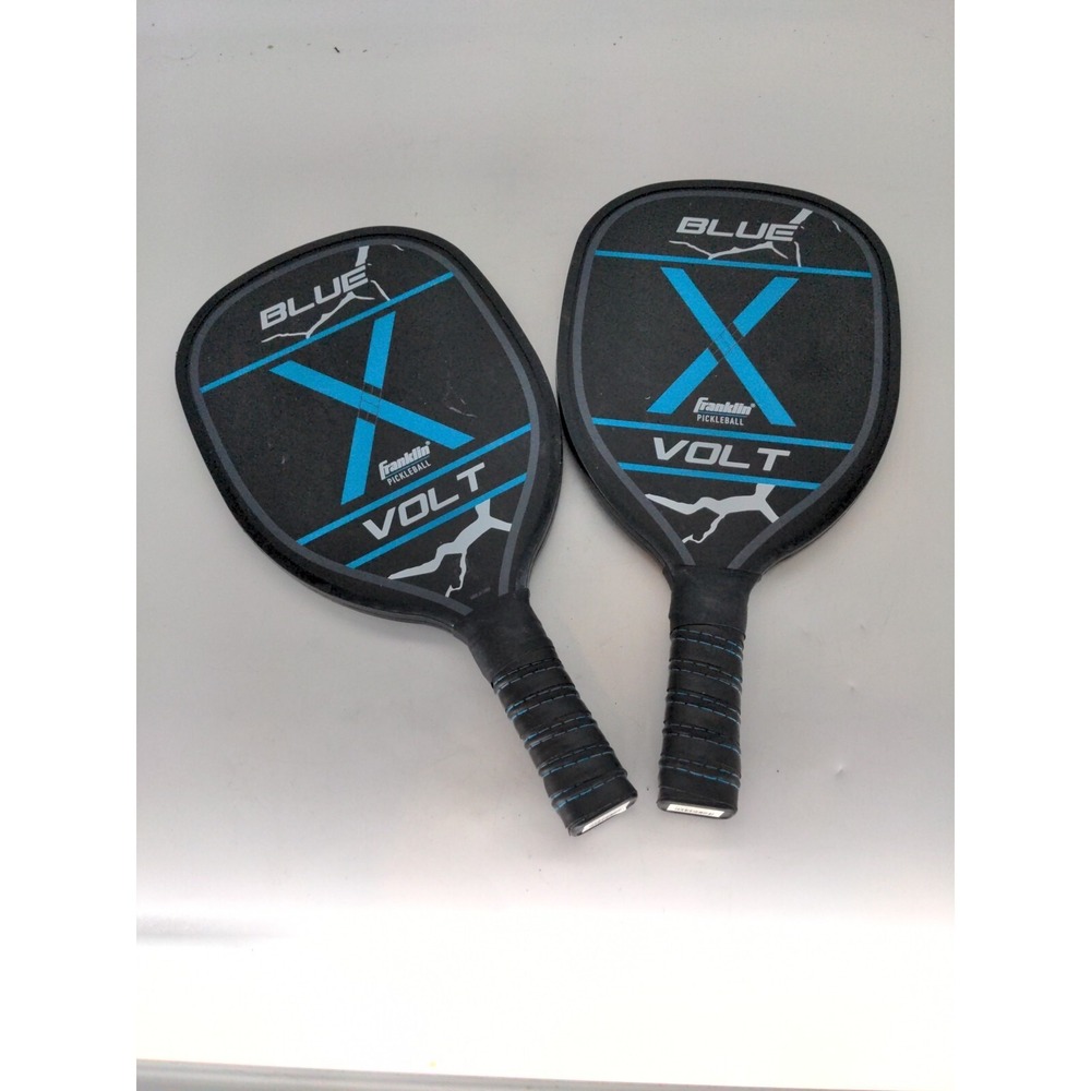 Franklin Sports VOLT Wooden Pickleball Paddles (2 ea) Blue USAPA Approves